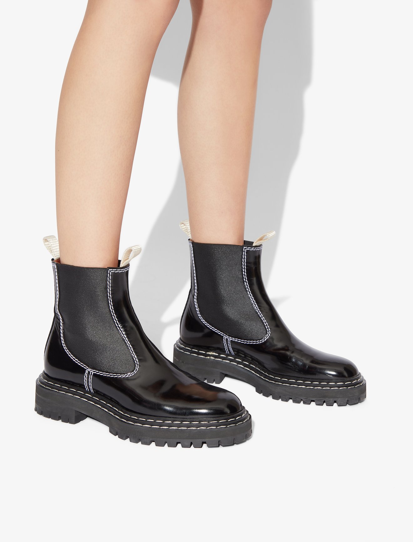 Lug Sole Chelsea Boots #4