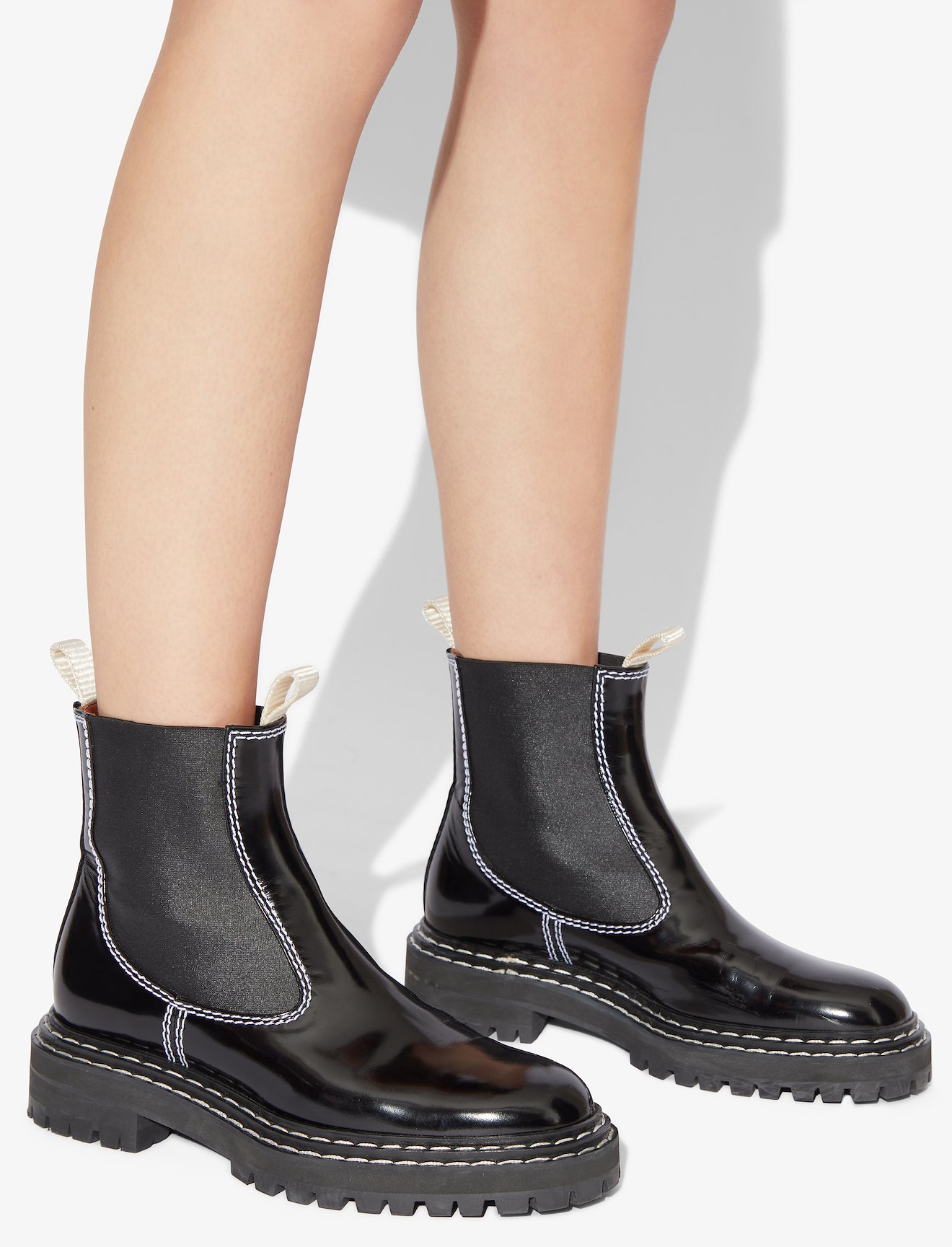 Lug Sole Chelsea Boots #4