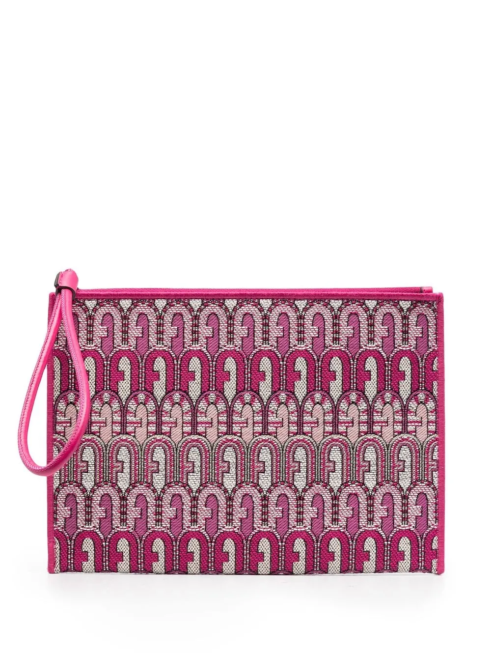 

Furla bolsa de mano con estampado geométrico - Rosado