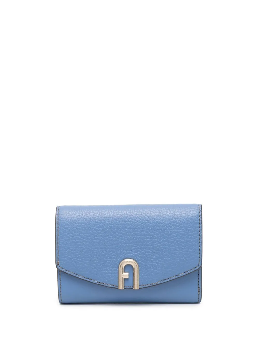 

Furla cartera con placa del logo - Azul