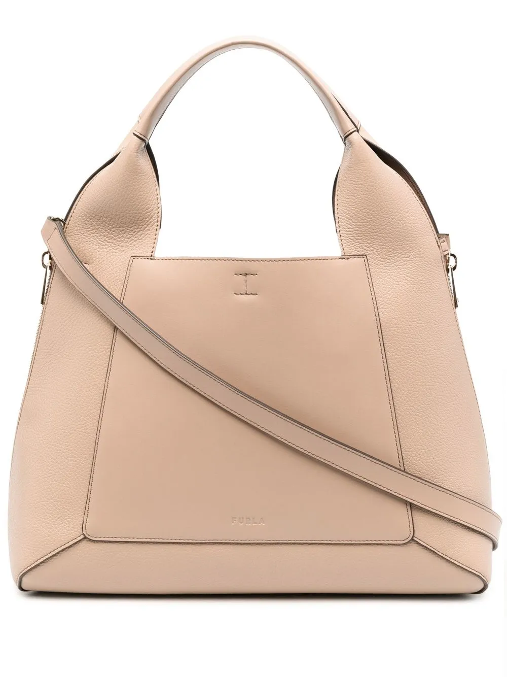 

Furla Gilda leather tote bag - Neutrals