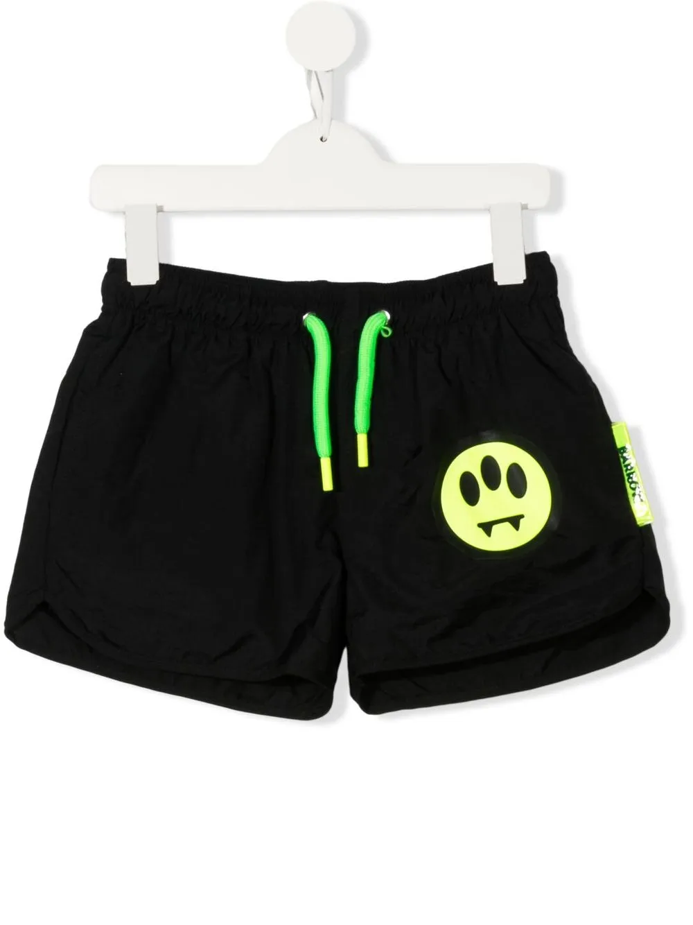 

Barrow kids shorts de playa con logo estampado - Negro