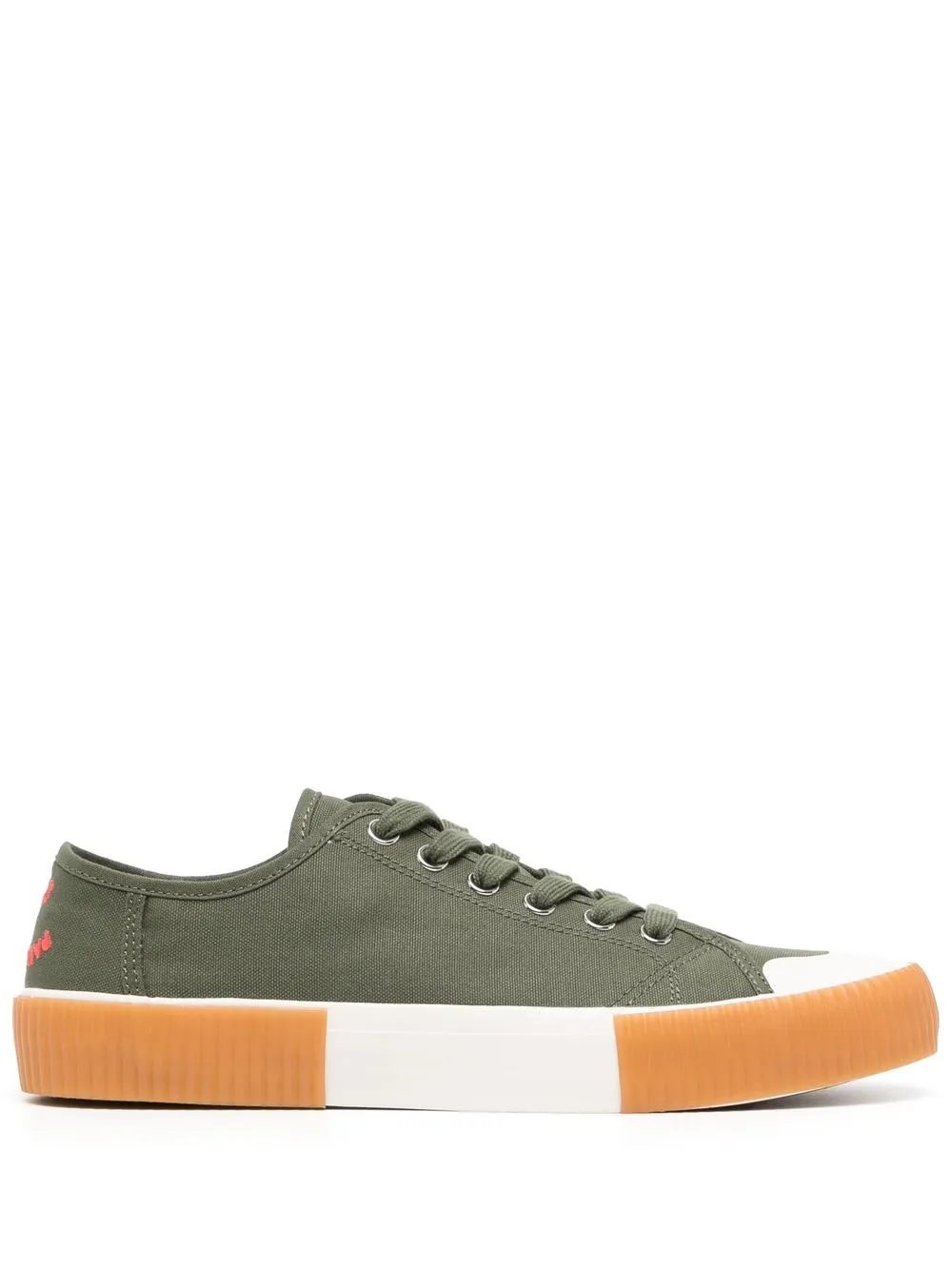 

PS Paul Smith tenis con logo bordado - Verde