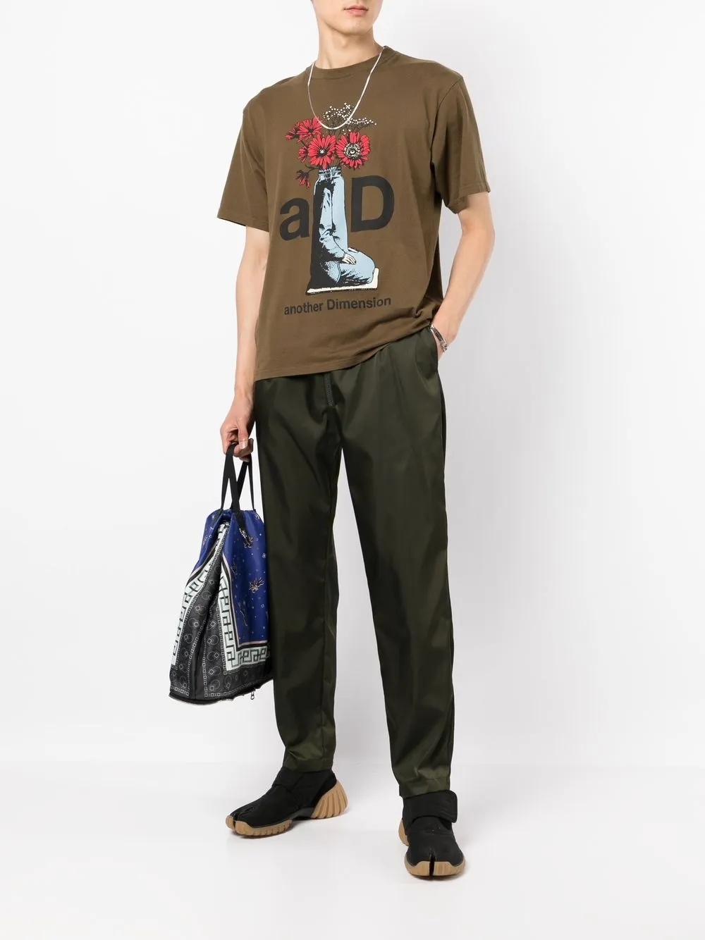 Undercover T-shirt met grafische print - Zwart