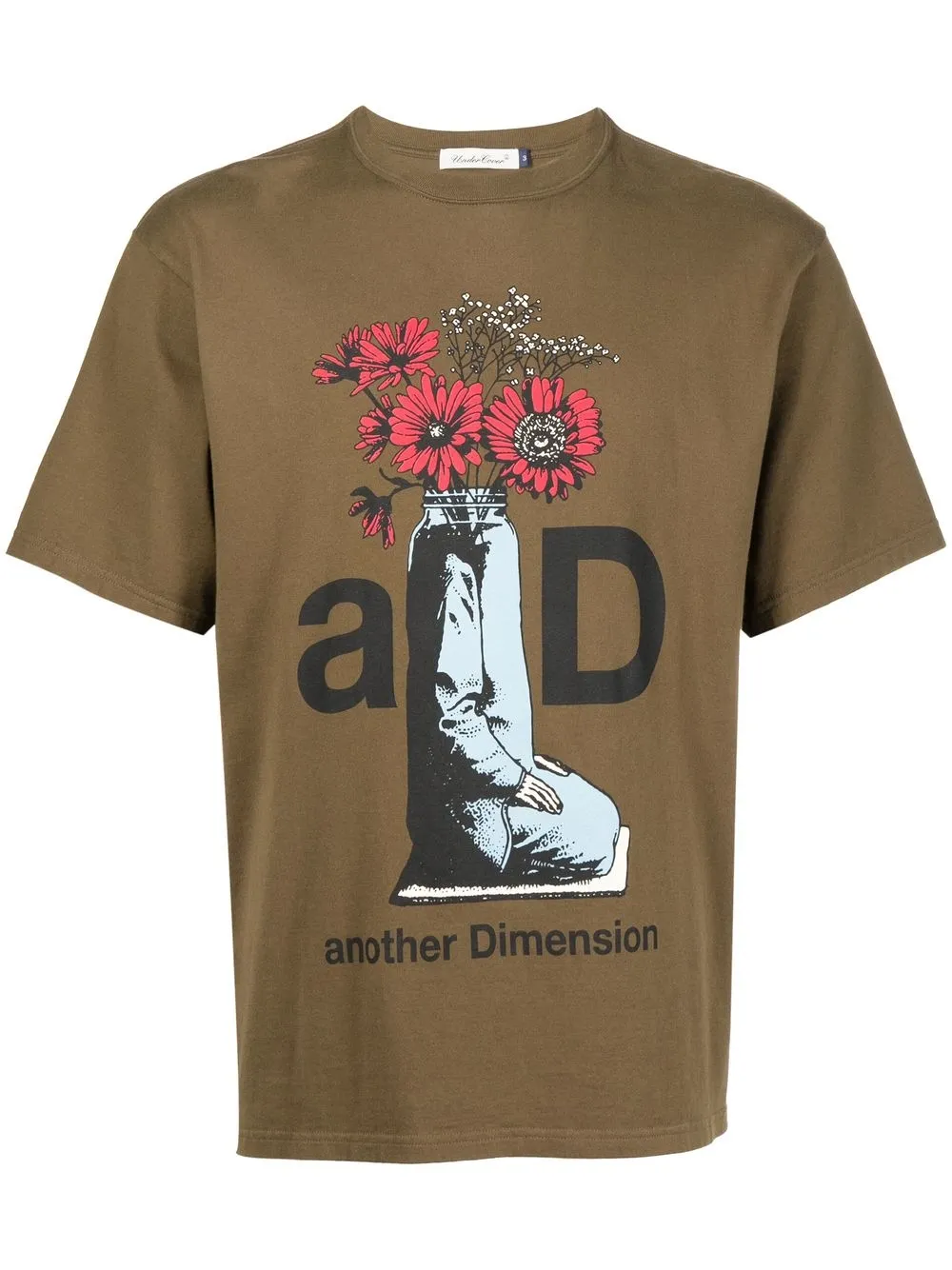

Undercover playera con estampado gráfico - Negro