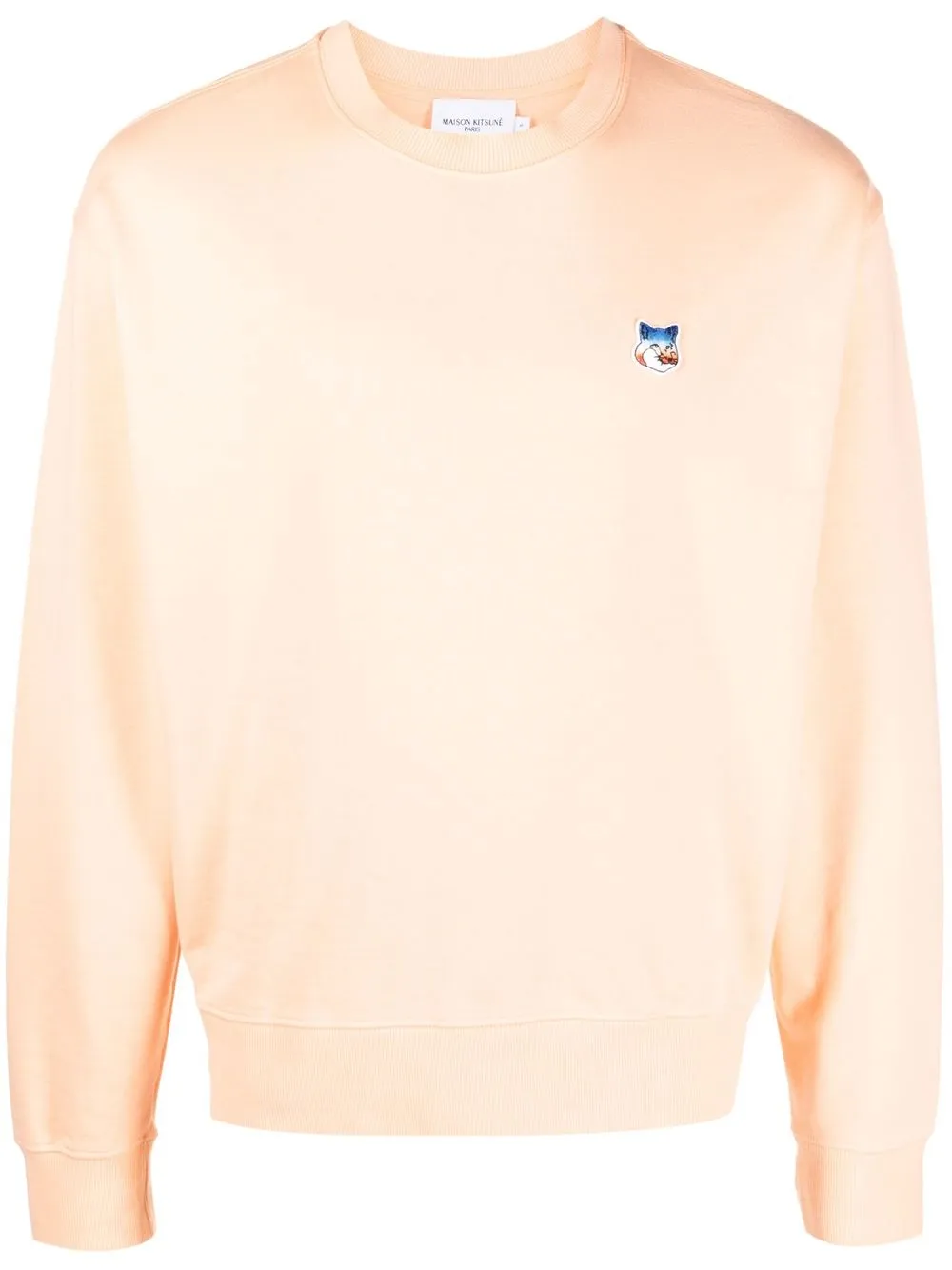 

Maison Kitsuné sudadera con bordado Fox Head - Rosado