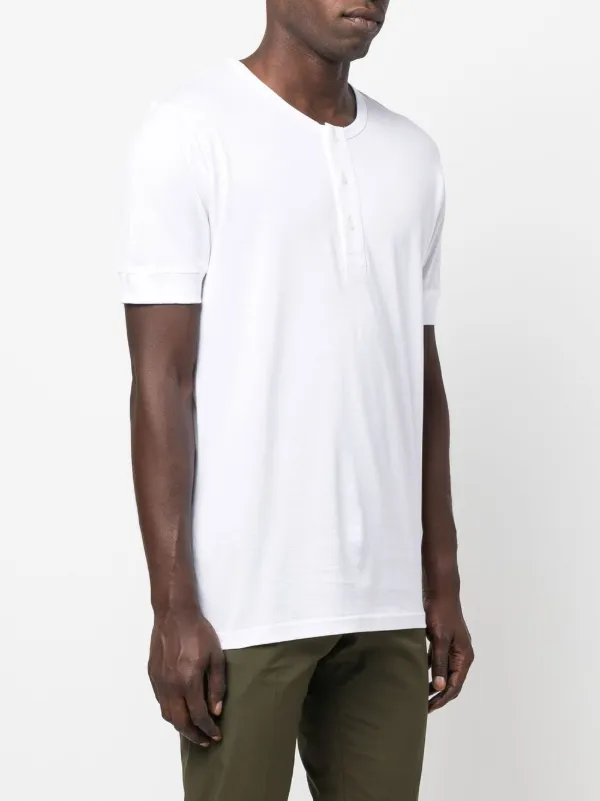 Sunspel ヘンリーネック Tシャツ | ホワイト | FARFETCH JP