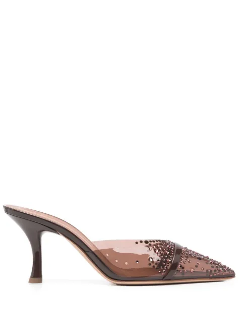 Malone Souliers crystal-embellished 80mm leather mules