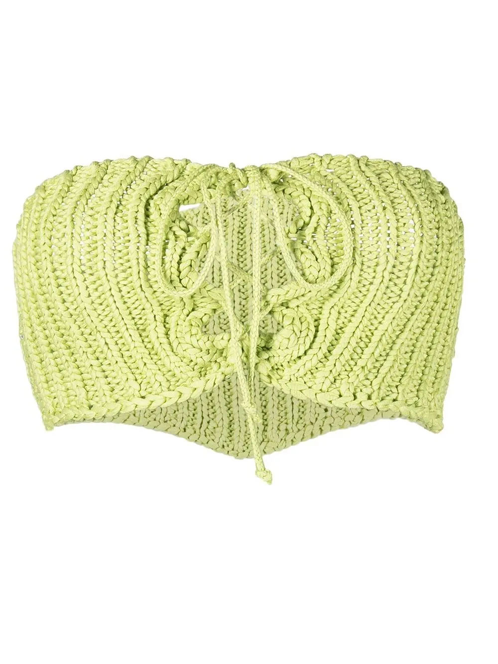 

Paloma Wool top corto estilo tejido bandeau - Verde