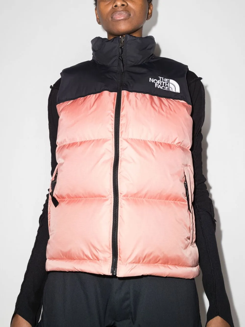 The North Face Bodywarmer Met Vlakken Farfetch
