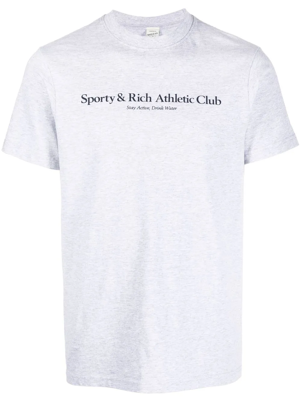 

Sporty & Rich playera con logo estampado - Gris