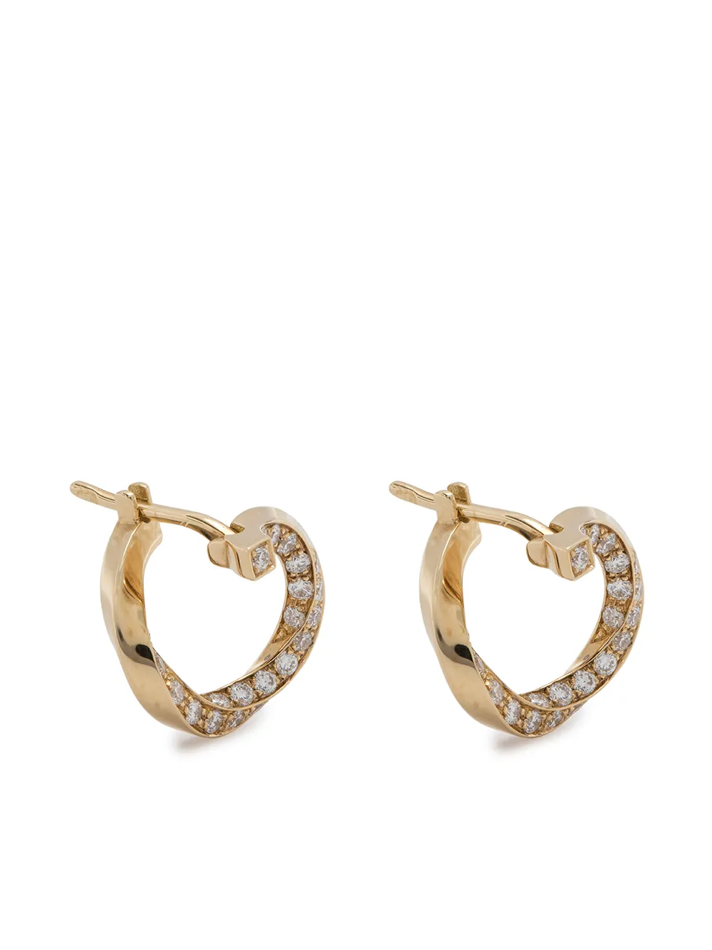 

Nouvel Heritage 18kt yellow gold diamond thread earrings