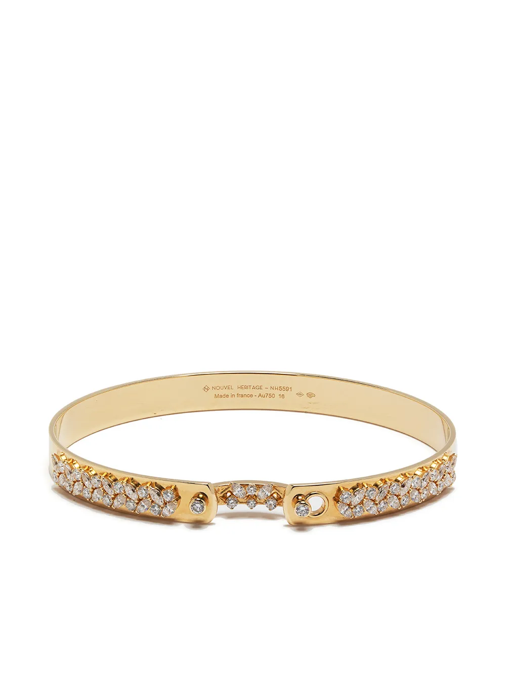 

Nouvel Heritage pulsera Soire Mood en oro amarillo de 18kt con diamantes - Dorado