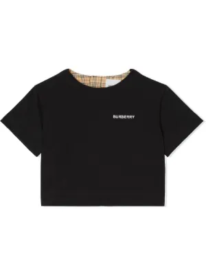 Burberry shirt best sale kids black