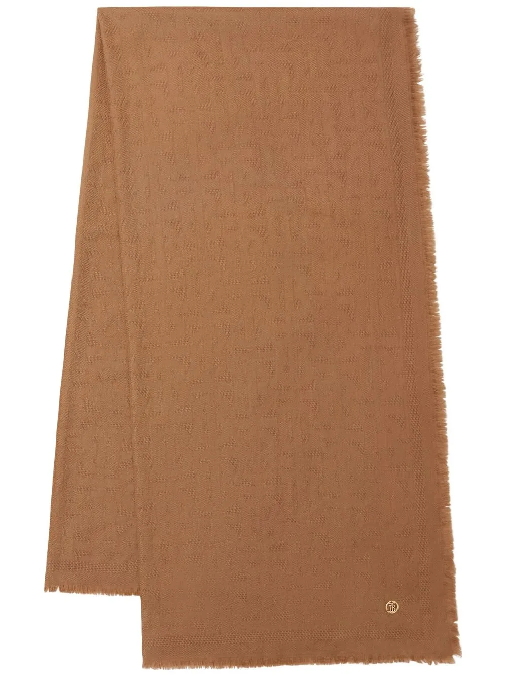 

Burberry TB Monogram cashmere scarf - Neutrals