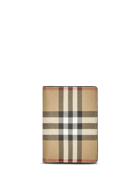 Burberry Vintage Check folding cardholder