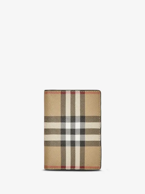 Burberry Vintage Check folding cardholder