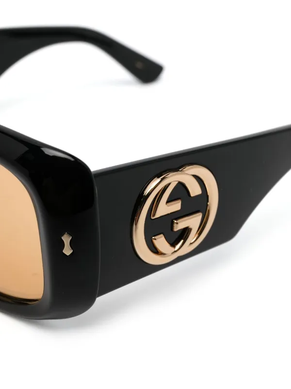 Gucci Eyewear rectangular-frame - Farfetch