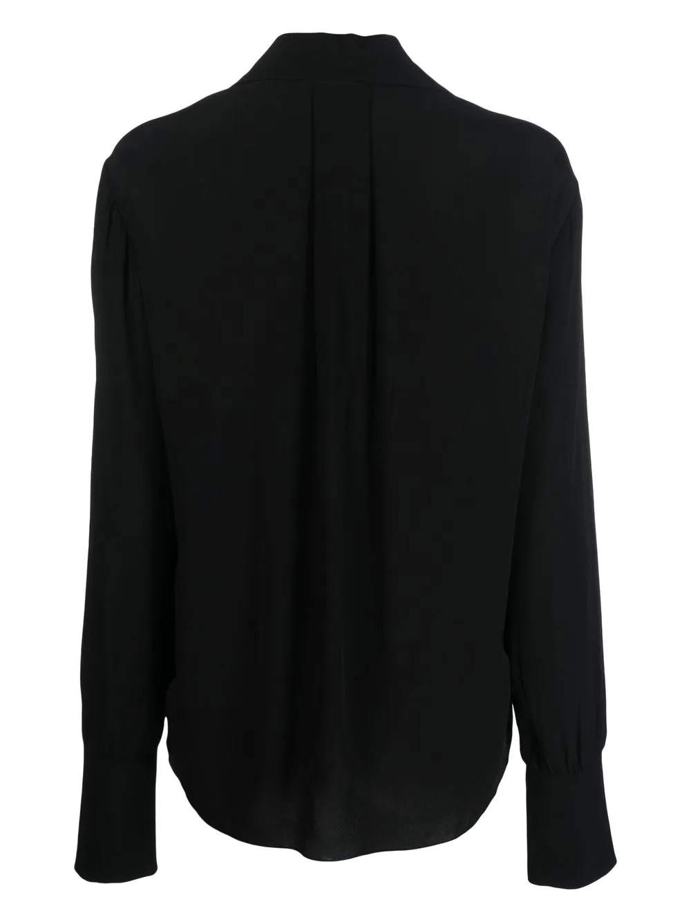 Patrizia Pepe Blouse met ruches - Zwart