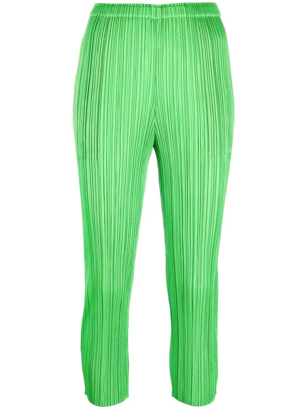 

Pleats Please Issey Miyake pantalones con pinzas - Verde