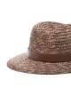 Valentino One Stud woven fedora hat