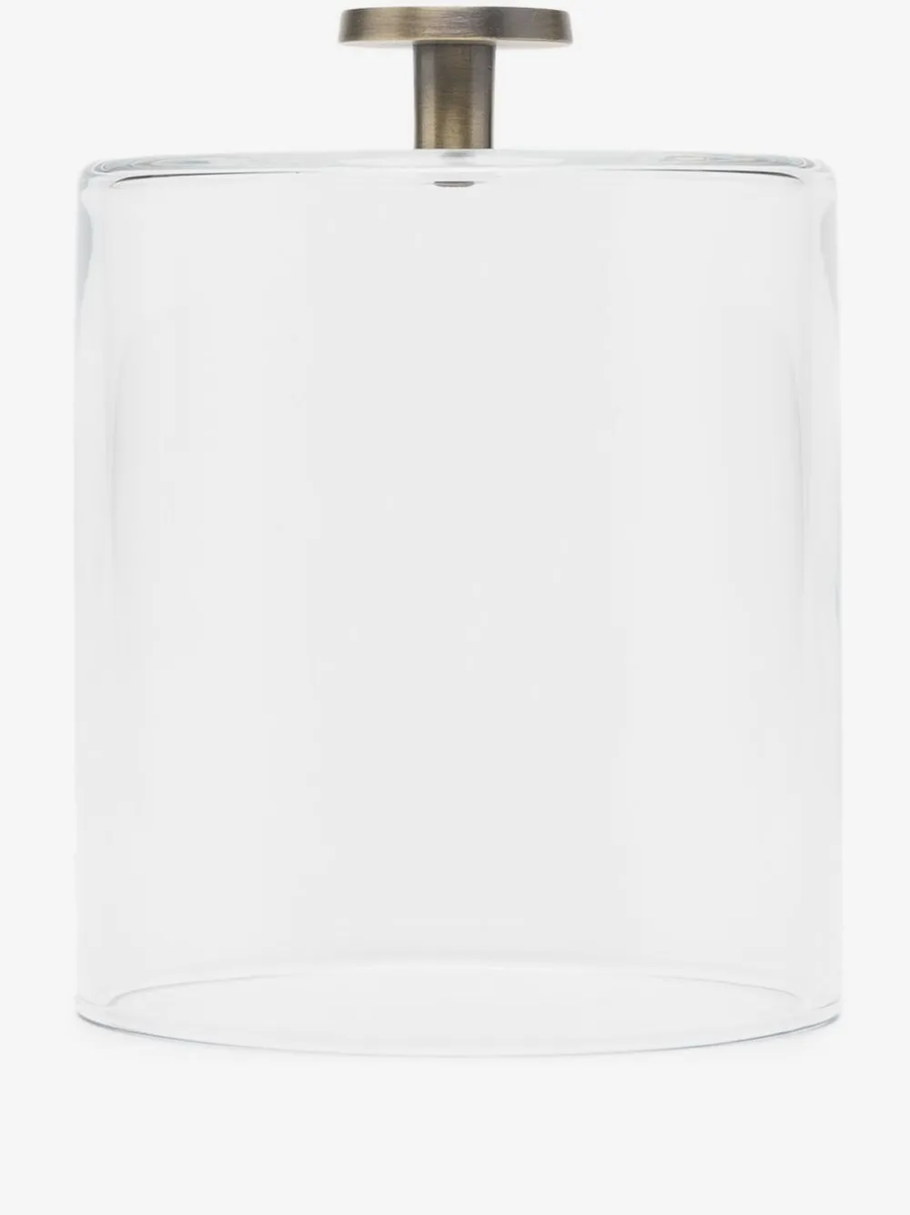 L'Objet cylinder glass candle cover | Gold | Image 1