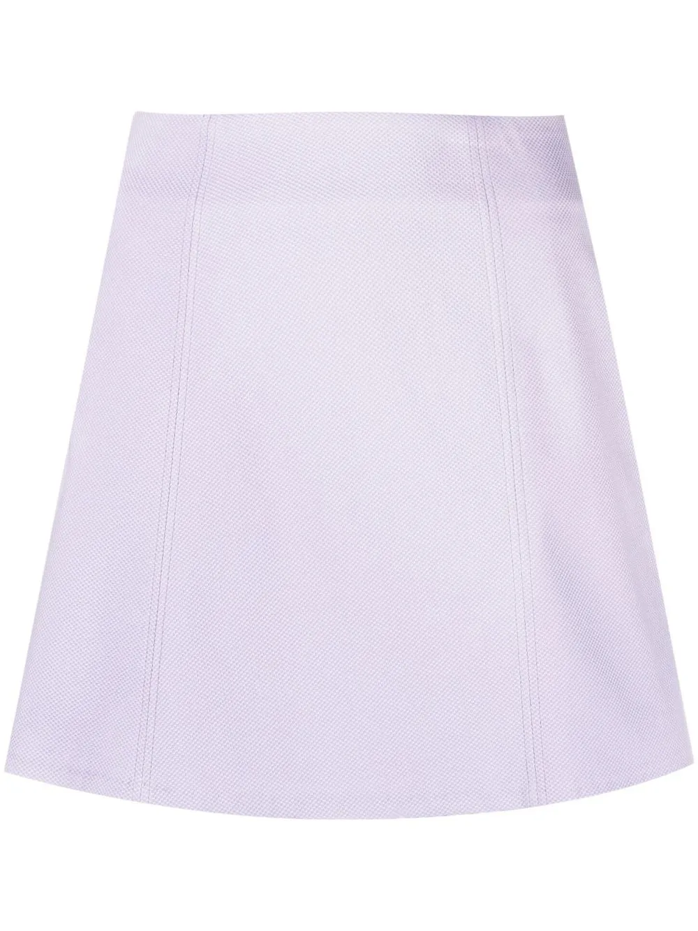 

RAQUETTE rear-zipped mini skirt - Purple