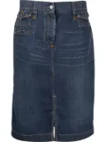 Dolce & Gabbana Pre-Owned 2000s denim pencil skirt - Blue