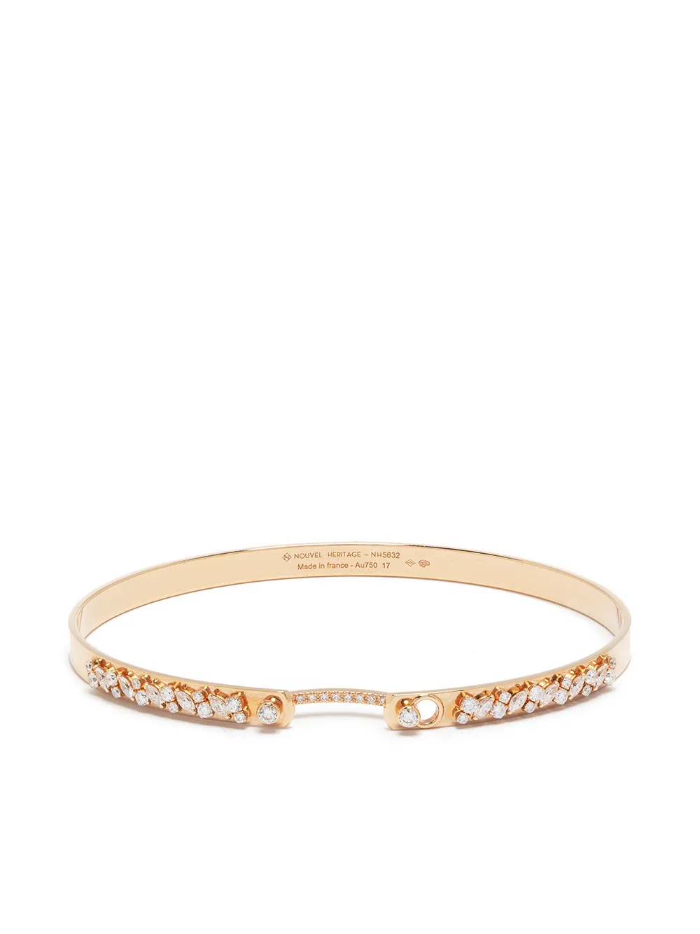 

Nouvel Heritage brazalete Under the Stars Mood en oro rosa de 18kt con diamantes - Dorado