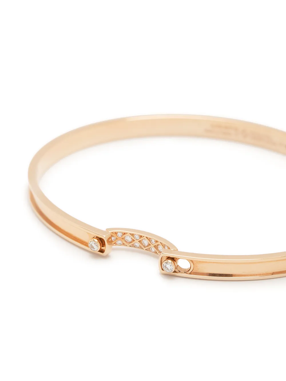 18kt Rose Gold Parisian Stroll Mood Diamond Bracelet