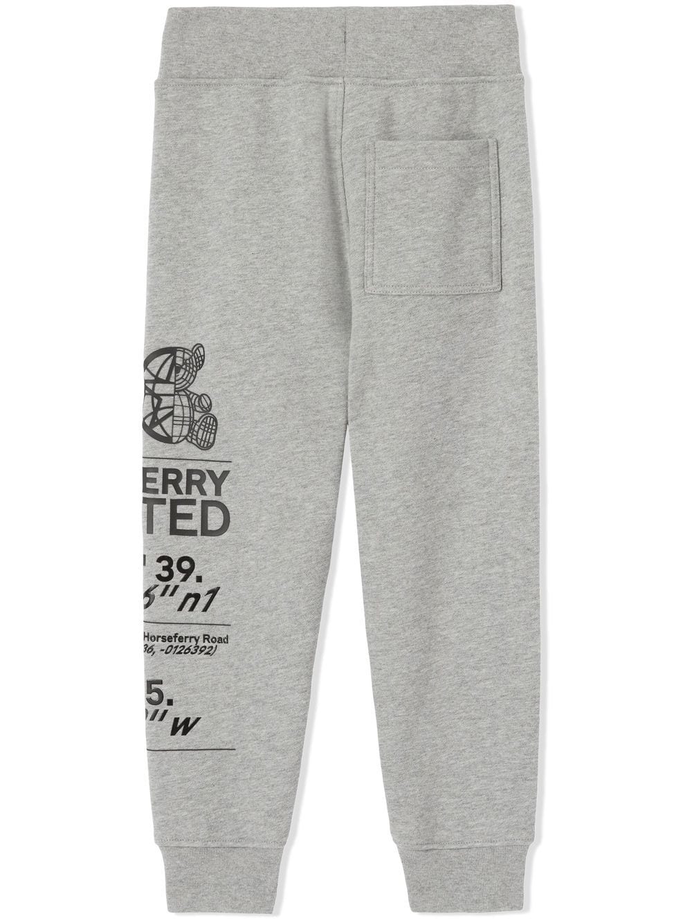 Burberry Kids Trainingsbroek met print - Grijs