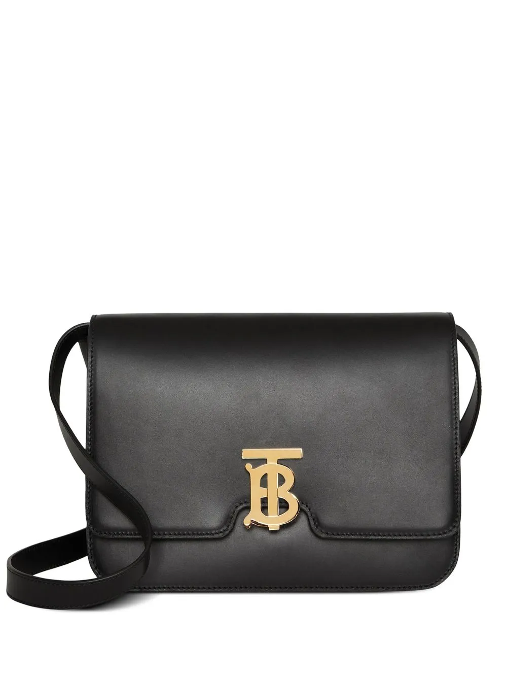 

Burberry medium TB monogram shoulder bag - Black