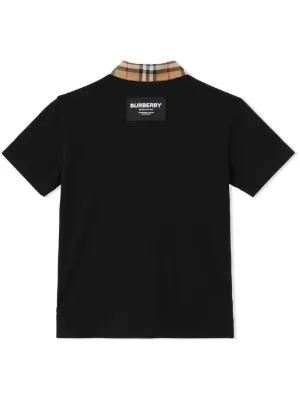 Boys burberry polo hot sale
