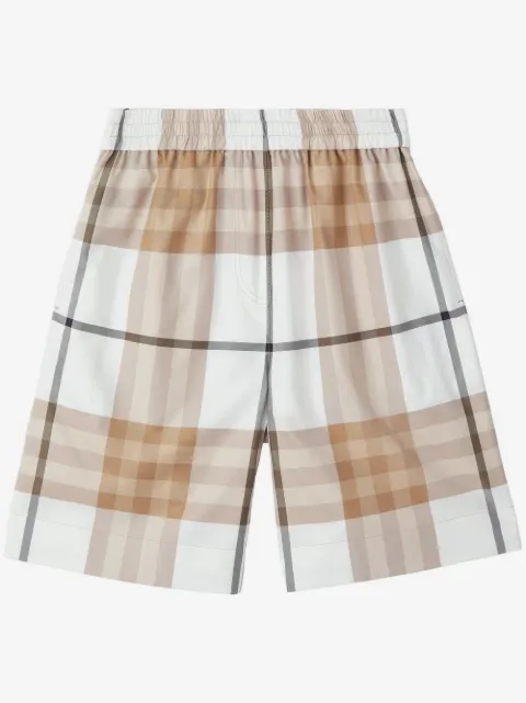 Burberry Märkets kännetecknande rutiga shorts