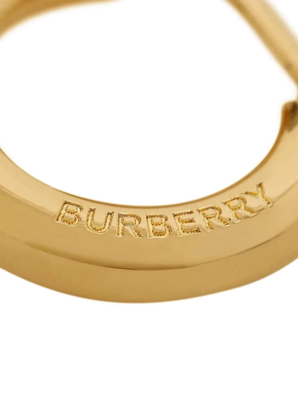 Burberry バーバリー ロゴ フープピアス - Farfetch