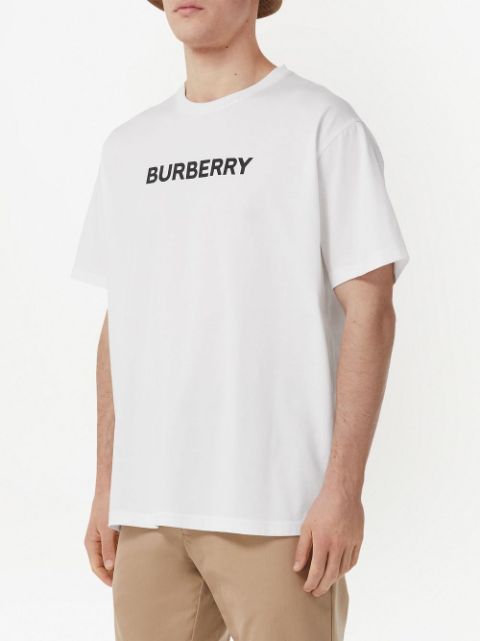 Burberry logo-print Cotton T-shirt - Farfetch