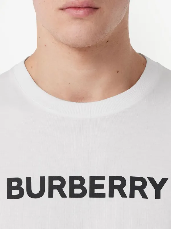 Burberry Logo Cotton T-Shirt White