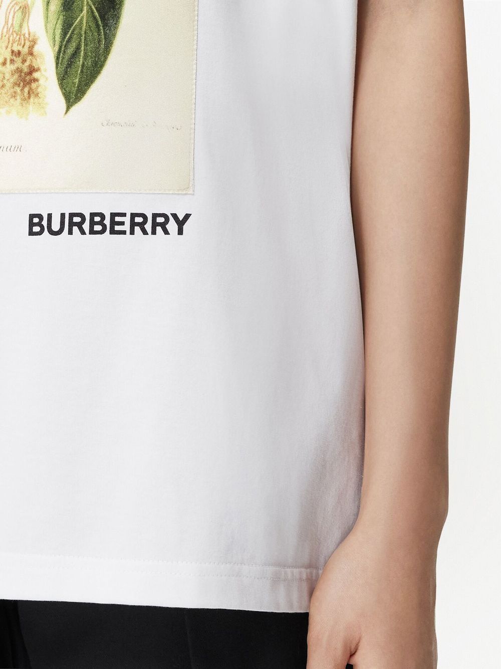 Burberry sketch print short sleeve T shirt White FARFETCH AE