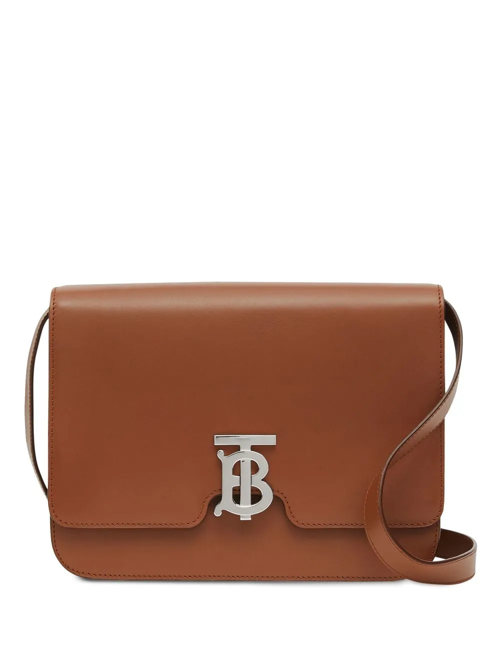 

Burberry bolsa crossbody con placa del logo - Marrón