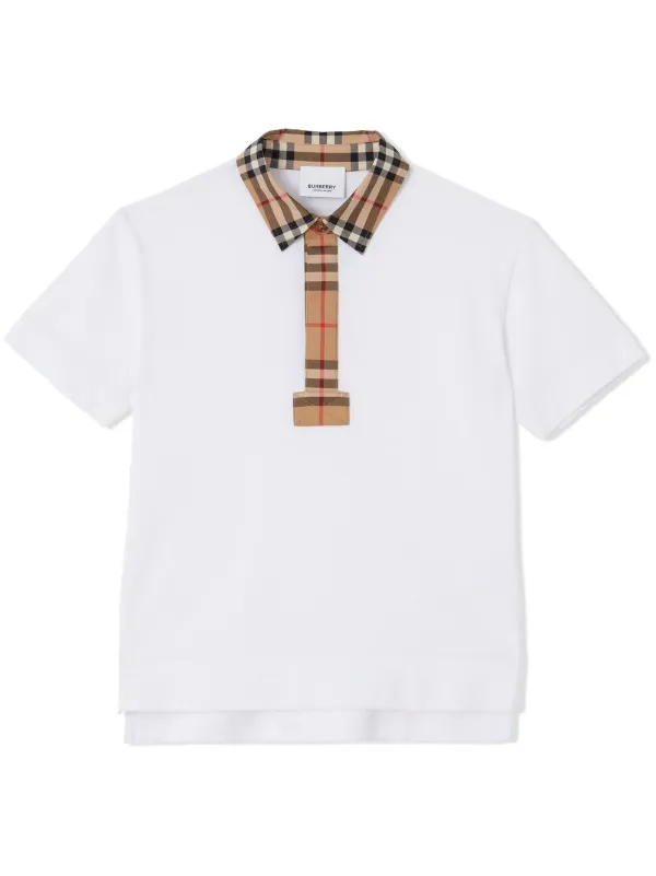 All white hot sale burberry shirt