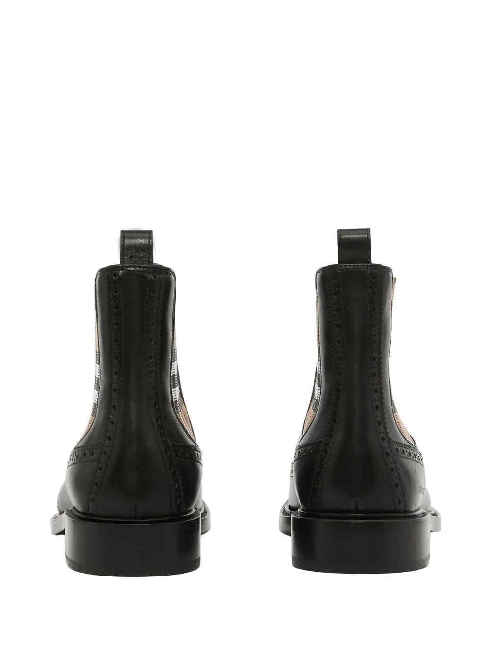 Burberry Vintage Check Chelsea Boots Black FARFETCH UK