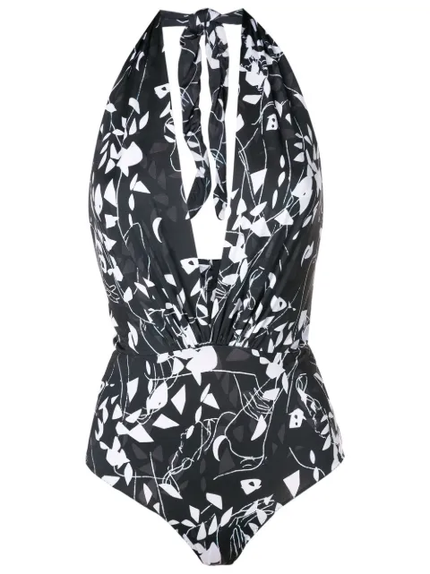 Clube Bossa Maio Deneuve plunge swimsuit