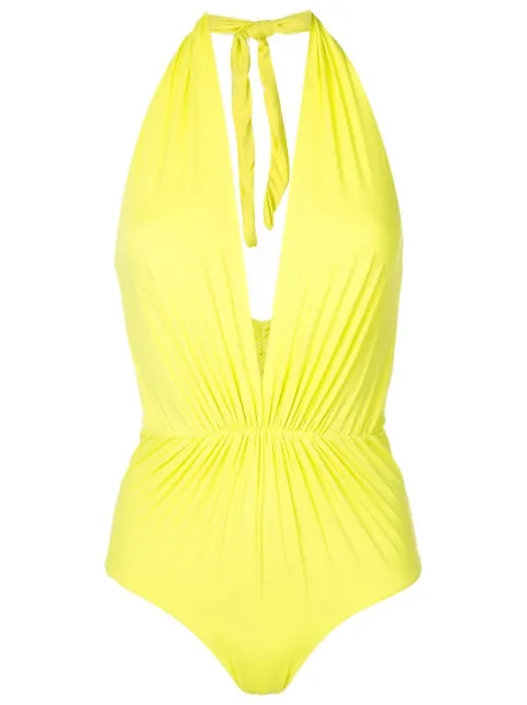 Clube Bossa Ronson deep-plunge swimsuit