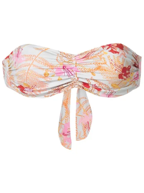 Clube Bossa floral-print bandeau bikini top