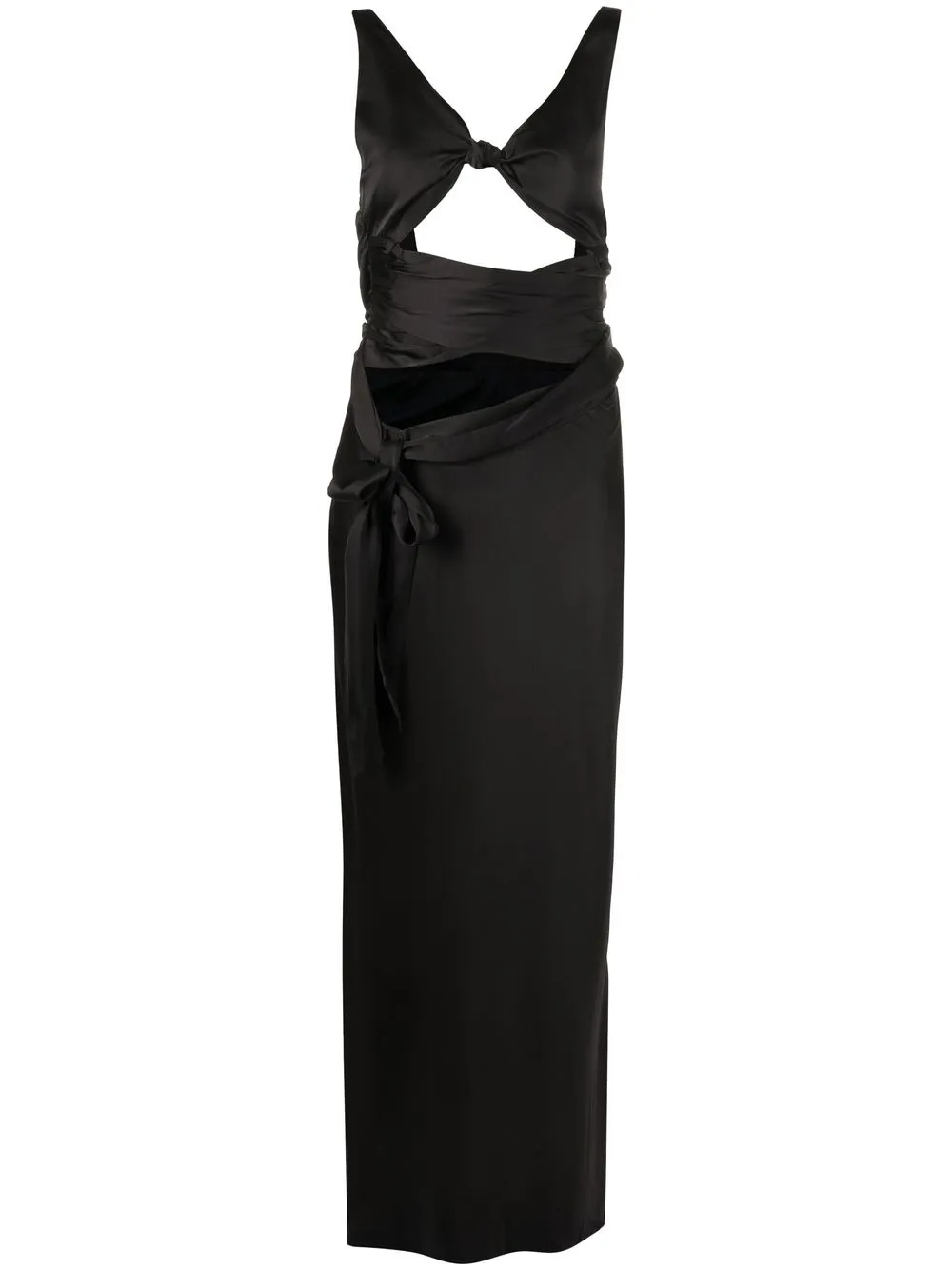 

Danielle Guizio Sainte cut-out sleeveless dress - Black