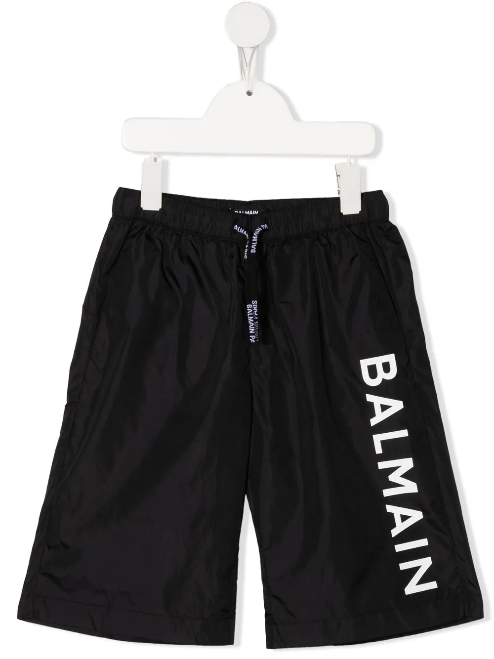 

Balmain Kids logo-print swim shorts - Black