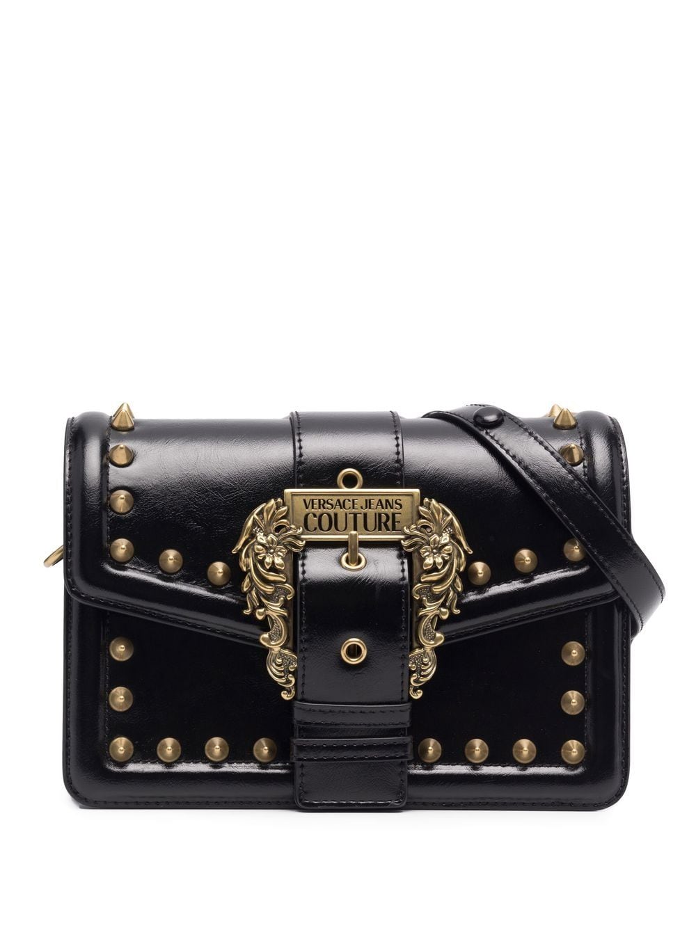 Versace Jeans Couture Baroque Buckle Crossbody Bag - Farfetch