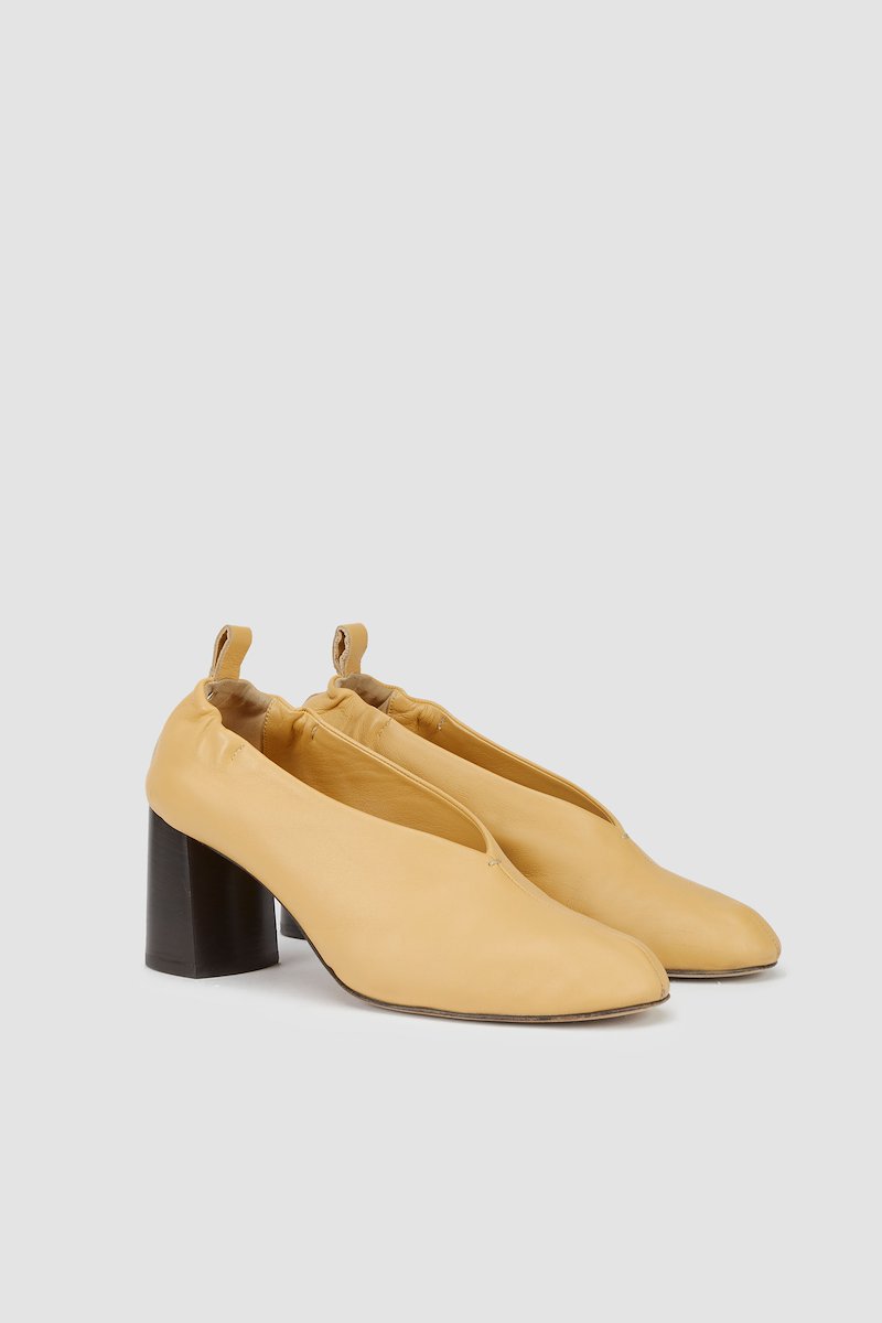 Nadia Heeled Ballerina Pump-orange #1 Nadia Heeled Ballerina Pump, null- 1