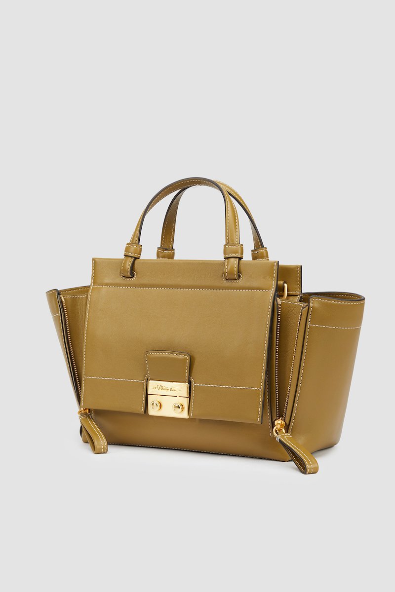 Pashli Soft Shoulder Bag-neutrals #1 Pashli Soft Shoulder Bag, toffee calf leather gold-tone logo plaque contrast stitching side zip fastening two top handles adjustable detachable shoulder strap top zip fastening main compartment- 1