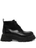 3.1 Phillip Lim Kate lace-up ankle combat boots - Black